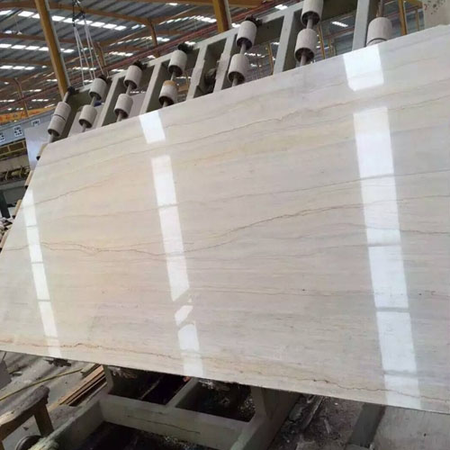 Beige ginkgo wooden veins marble